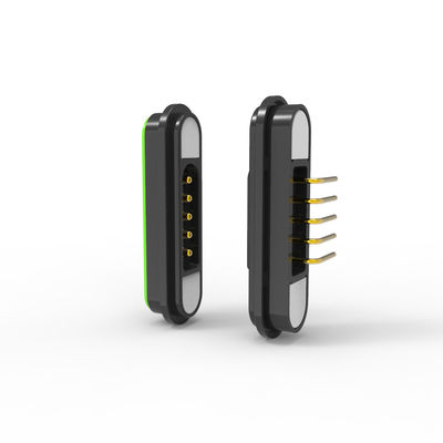 5 Pin Magnetic Connectors 2.2mm Pitch Pogo Pin Connector Magnetic