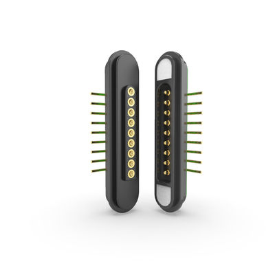 9 Pin Magnetic Connectors 5A PCB Magnetic Connector Black Male and Female