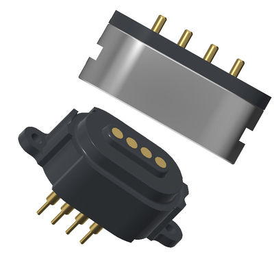2.0mm Pitch Magnetic Power Connector DIP Male Female Connectors 4 Pin With N52 Magnet