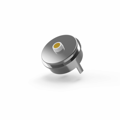 White male and female magnetic pogo pin  cable connector for LED strips